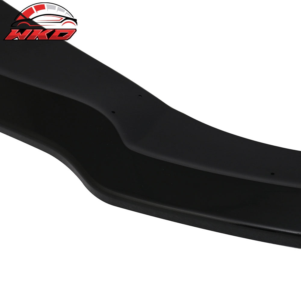 Fits 06-07 Subaru Impreza WRX STI CS2 Front Bumper Lip Painted Gloss Black - PP