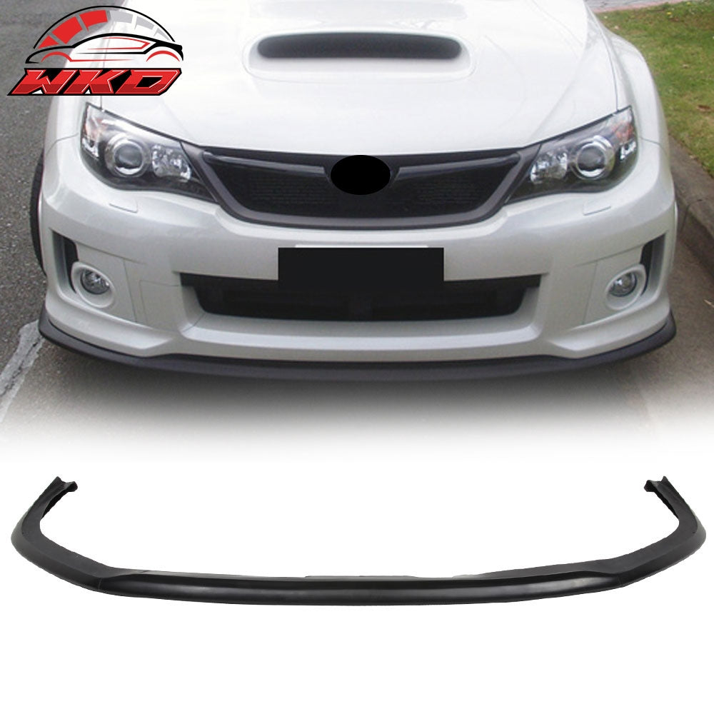 Fits 11-14 Subaru Impreza WRX STI CS1 Style Front Bumper Lip Chin Spoiler - PU