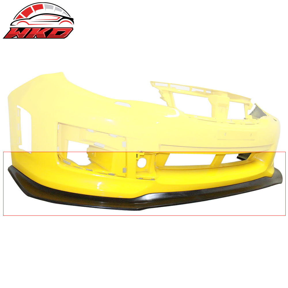 Fits 11-14 Subaru Impreza WRX STI IKON V6 Style Unpainted Front Bumper Lip PU
