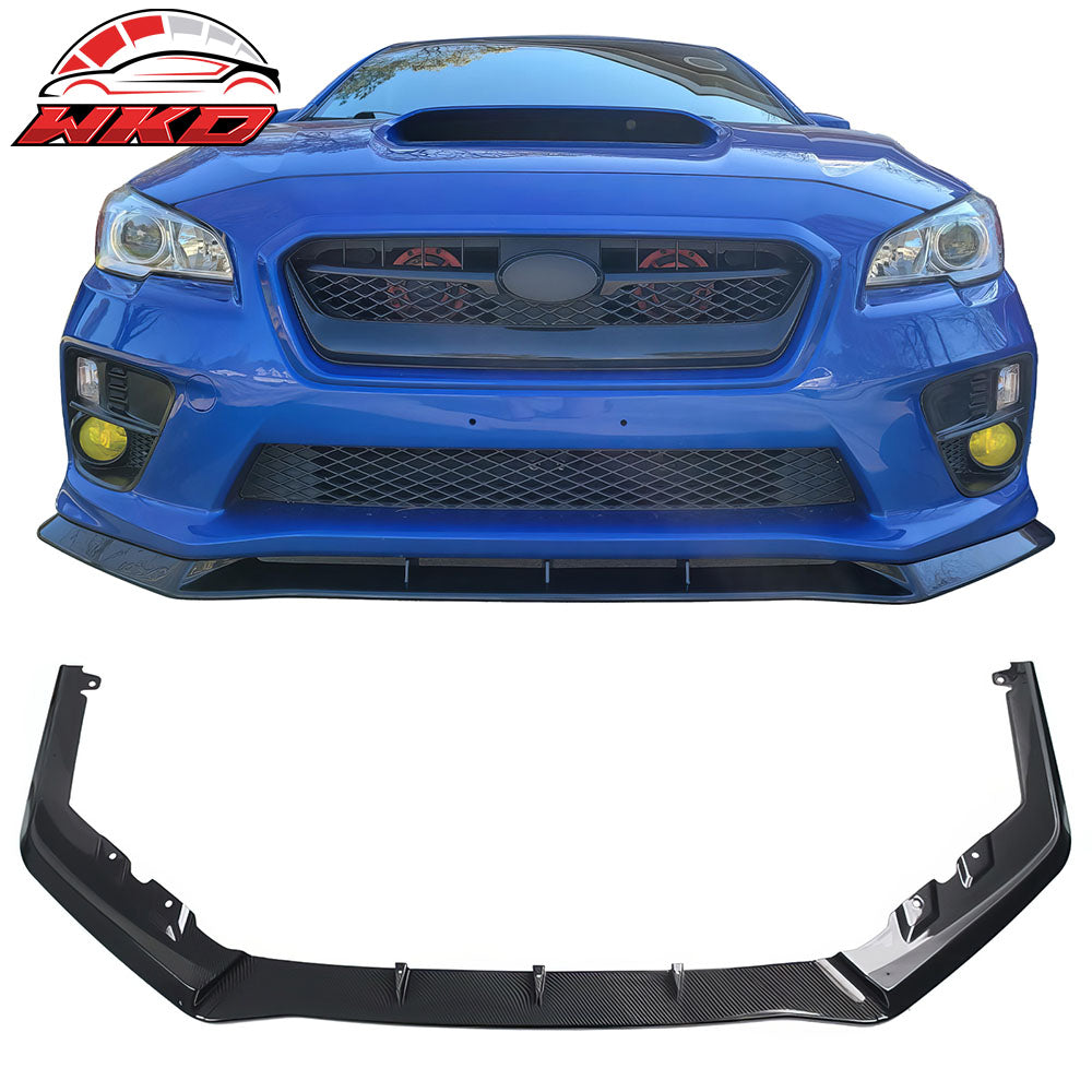 2015-21 Subaru WRX STI MPX Style Front Bumper Lip Spoiler Carbon Fiber Print | Wholesale