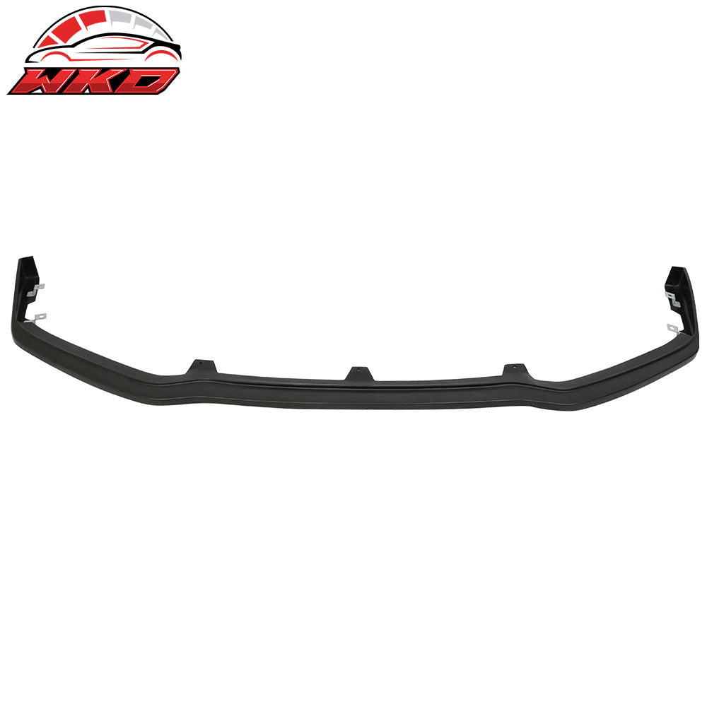 Fits 13-14 Subaru Legacy STI Style Front Bumper Lip Spoiler Unpainted Black PU