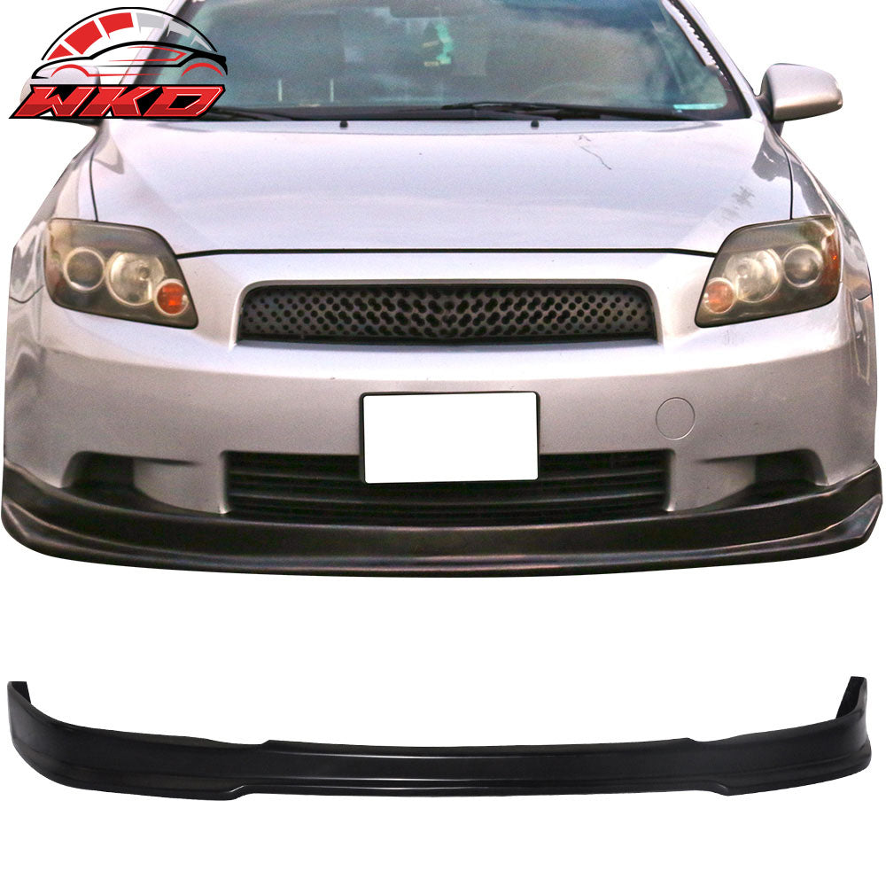 Fits 05-10 Scion tC RS Style PU Front Bumper Lip Chin Spoiler Add On Body Kit