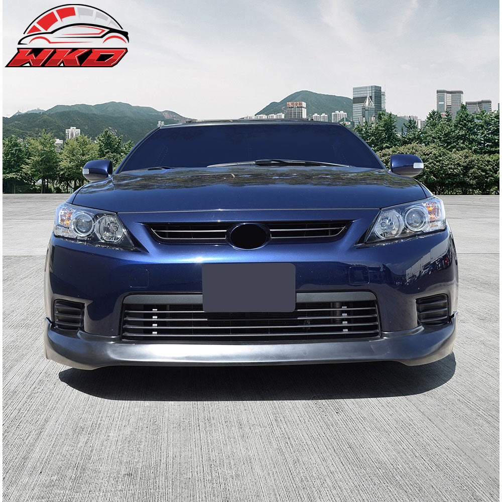 Fits 11-13 Scion tC Five Design Style PU Front Bumper Lip Chin Spoiler Splitter