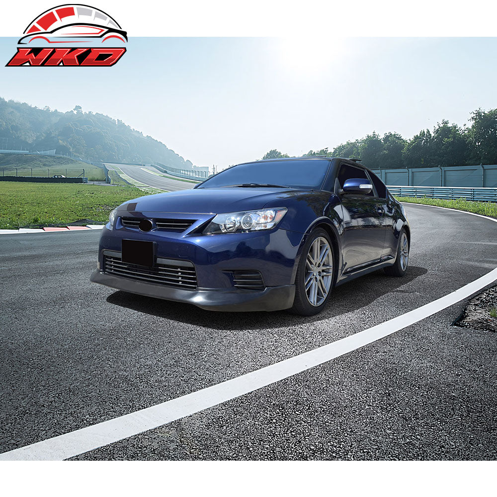 Fits 11-13 Scion tC Five Design Style PU Front Bumper Lip Chin Spoiler Splitter