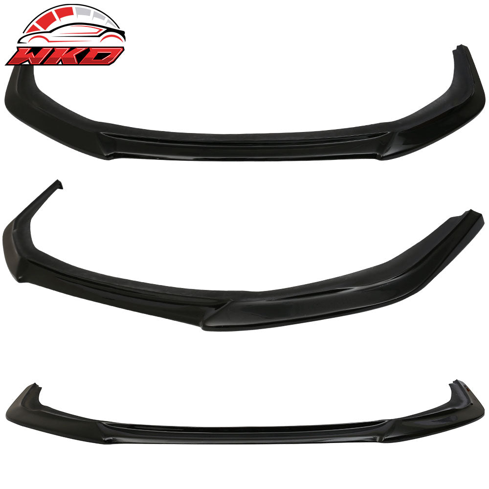 Fits 14-16 Scion tC GT Style Front Bumper Lip Chin Spoiler PU Painted #202 Black
