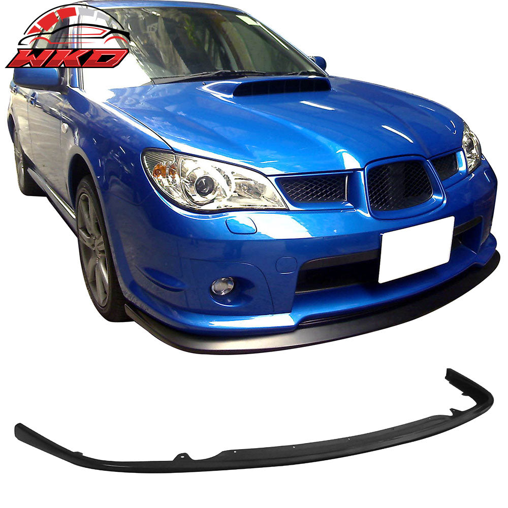 Fits 06-07 Subaru Impreza WRX STI CS1 Style Front Bumper Spoiler Lip Guard - PU