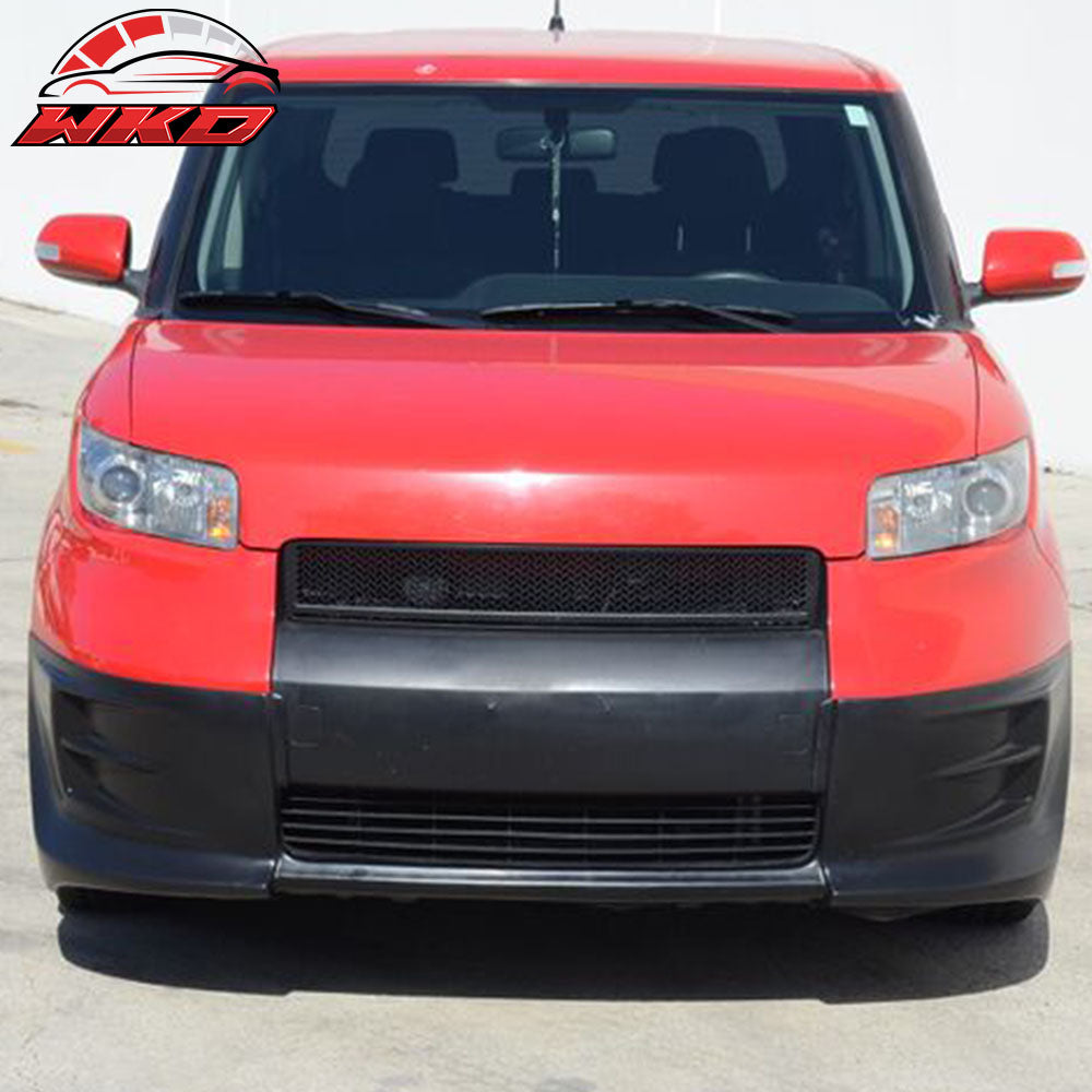Fits 08-10 Scion xB Front Bumper Lip Spoiler Splitter Valance Unpainted Black PU