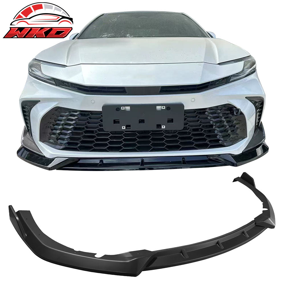 25-26 Toyota Camry SE XSE IKON V2 3PCS Front Bumper Lip Chin Matte Black | Wholesale