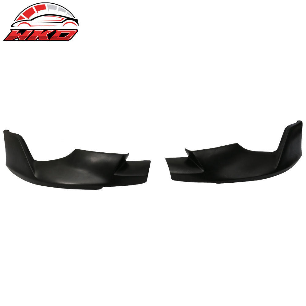 Fits 14-16 Toyota Corolla Base L LE Sport Style 3PCS Front Bumper Lip Spoiler PU
