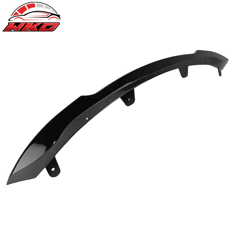 Fits 19-21 Toyota Corolla 5DR Front Bumper Lip Gloss Black ABS Spoiler Splitter
