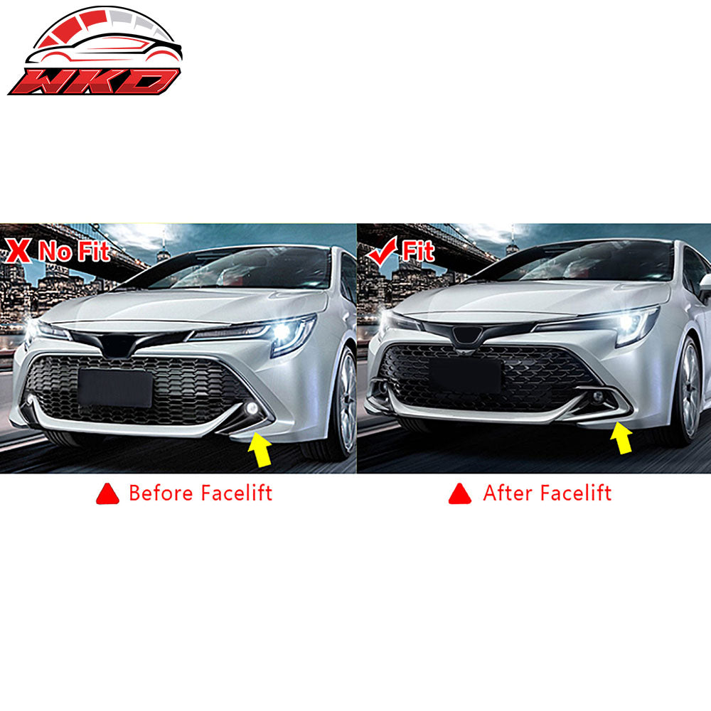 Wholesale 22-25 Toyota Corolla Auris Front Bumper Lip ABS Spoiler Gloss Black Splitter