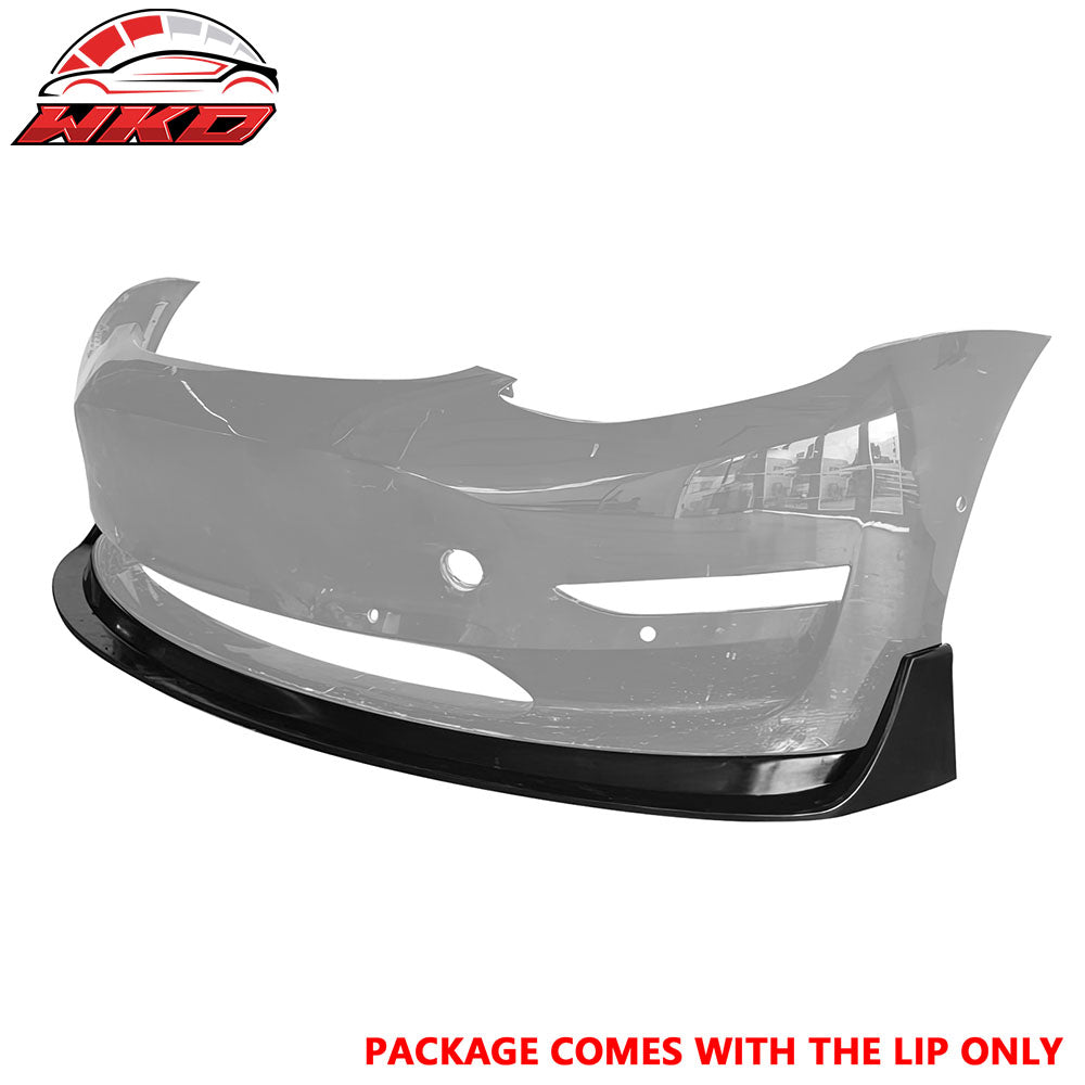 Fits 17-23 Tesla Model 3 MDA V2 Style Front Bumper Lip Spoiler Kit Unpainted PU