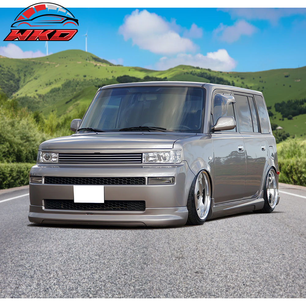 Fits 04-06 Scion xB K Style Front Bumper Lip Chin Splitter Spoiler Unpainted PU