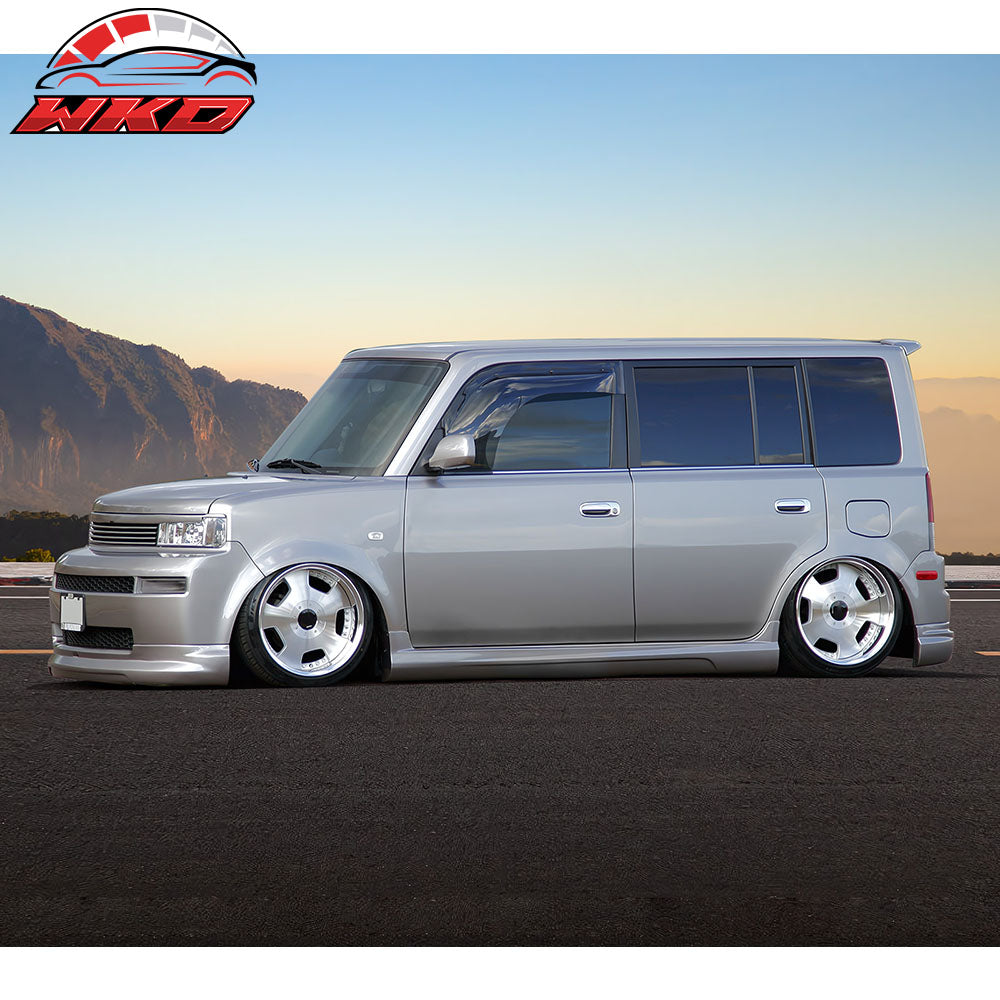 Fits 04-06 Scion xB K Style Front Bumper Lip Chin Splitter Spoiler Unpainted PU