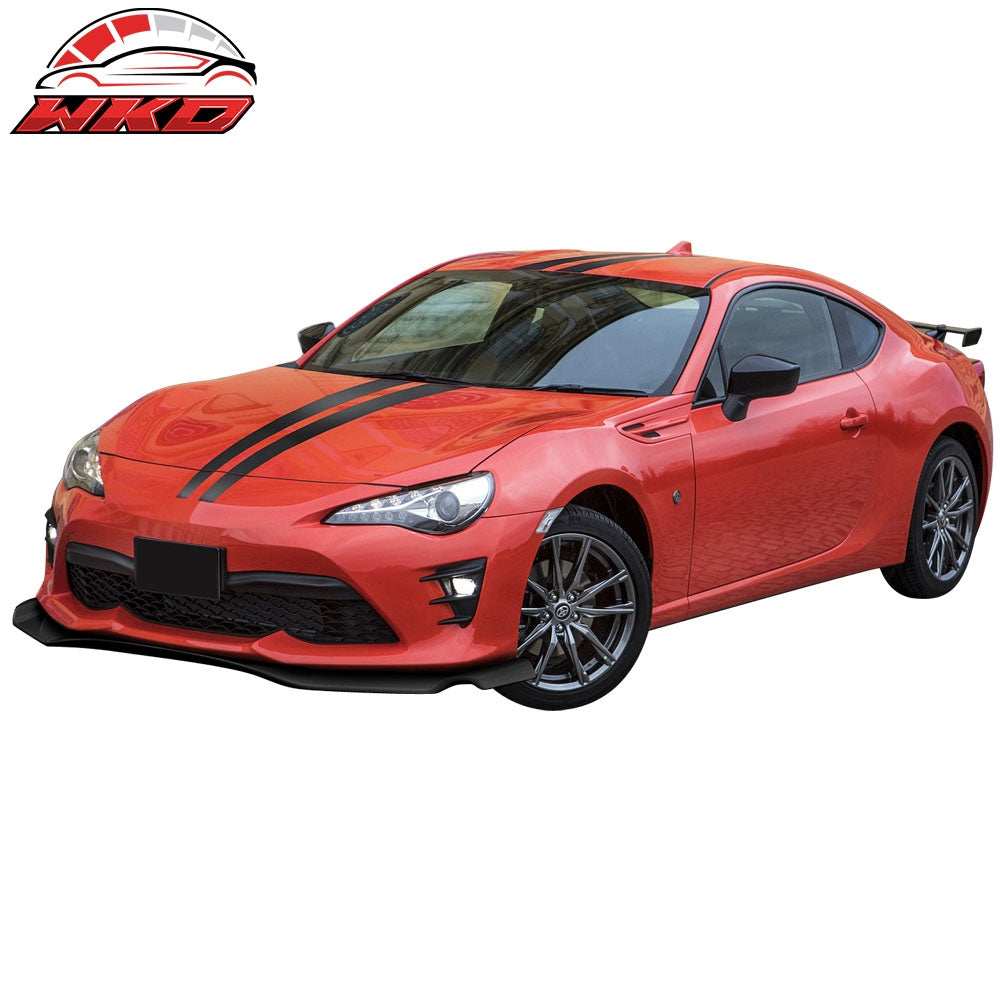 Wholesale 17-20 Toyota 86 GR Style Front Bumper Lip Spoiler Spoiler Chin Protector PU - Wikond Auto