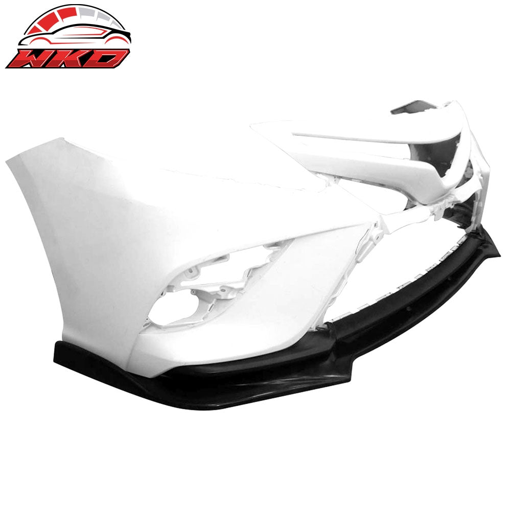 Wholesale 18-20 Toyota Camry SE XSE GT Style PU Front Bumper Lip Spoiler Unpainted - Wikond Auto