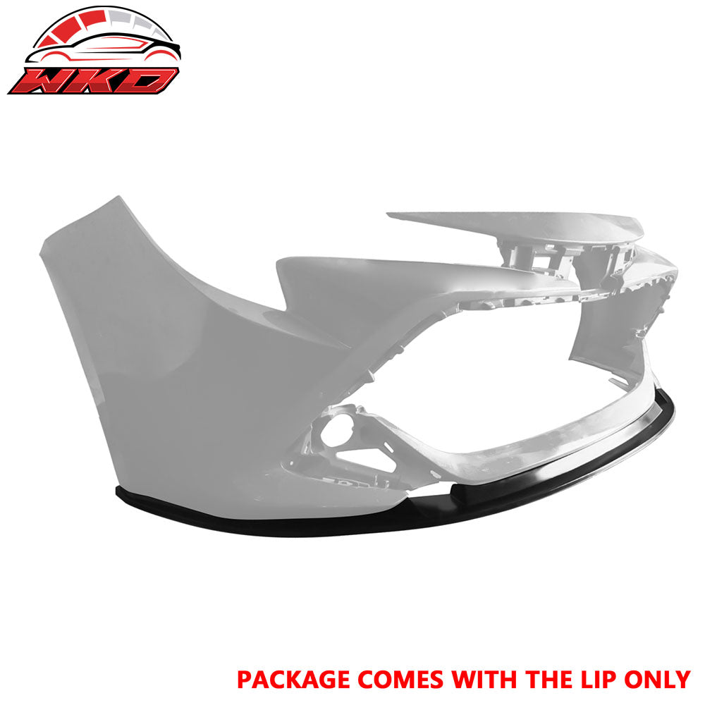 Fits 19-22 Toyota Corolla SE/XSE Hatchback MDA Style Front Bumper Lip Spoiler PU