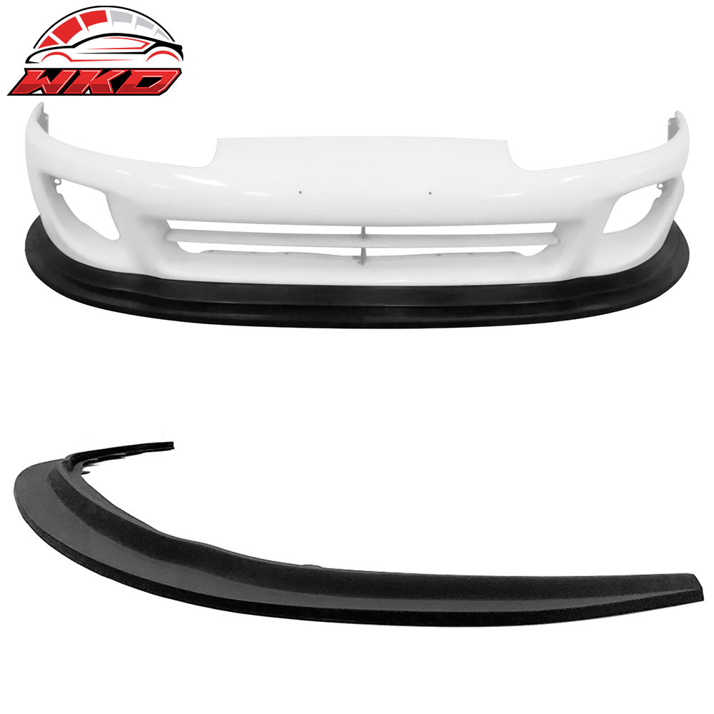 Fits 97-98 Toyota Supra Front Lip Air Dam Bottom Bumper Spoiler PU MDA Style