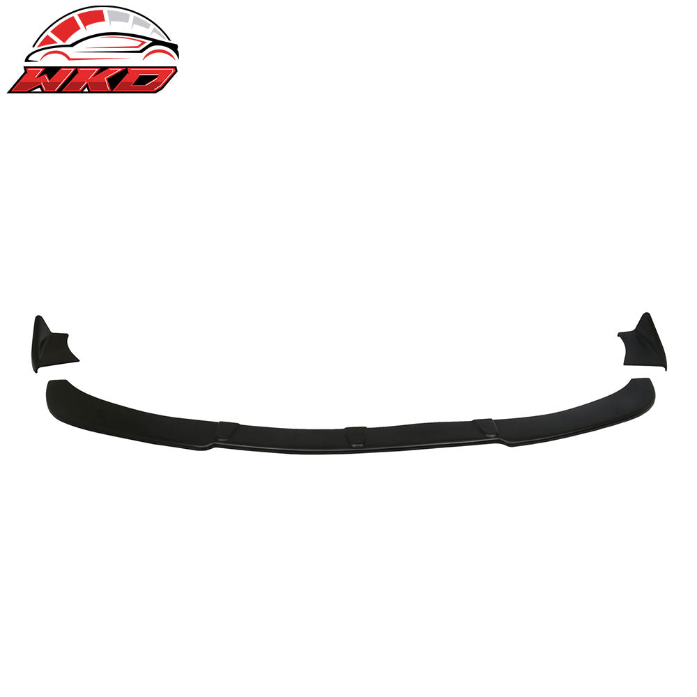 Universal 3PC MDP Style Front Bumper Lip Protector PU Spoiler Chin Splitter