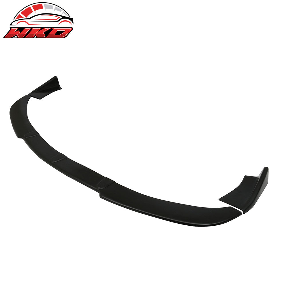 Universal 3PC MDP Style Front Bumper Lip Protector PU Spoiler Chin Splitter