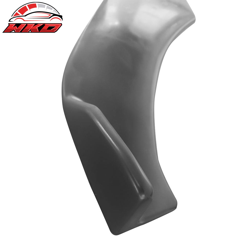 Universal V3 Style Front Bumper Lip Spoiler Splitters Protector PU Unpainted 2PC