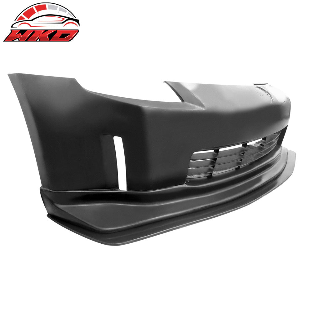 Fits 06-09 Nissan 350Z Front Bumper Bottom Lip Chin Spoiler Splitter - PU