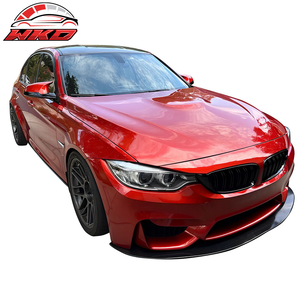 Fits 15-20 BMW F80 M3 F82 M4 Front Bumper Bottom Lip Splitter Unpainted PU