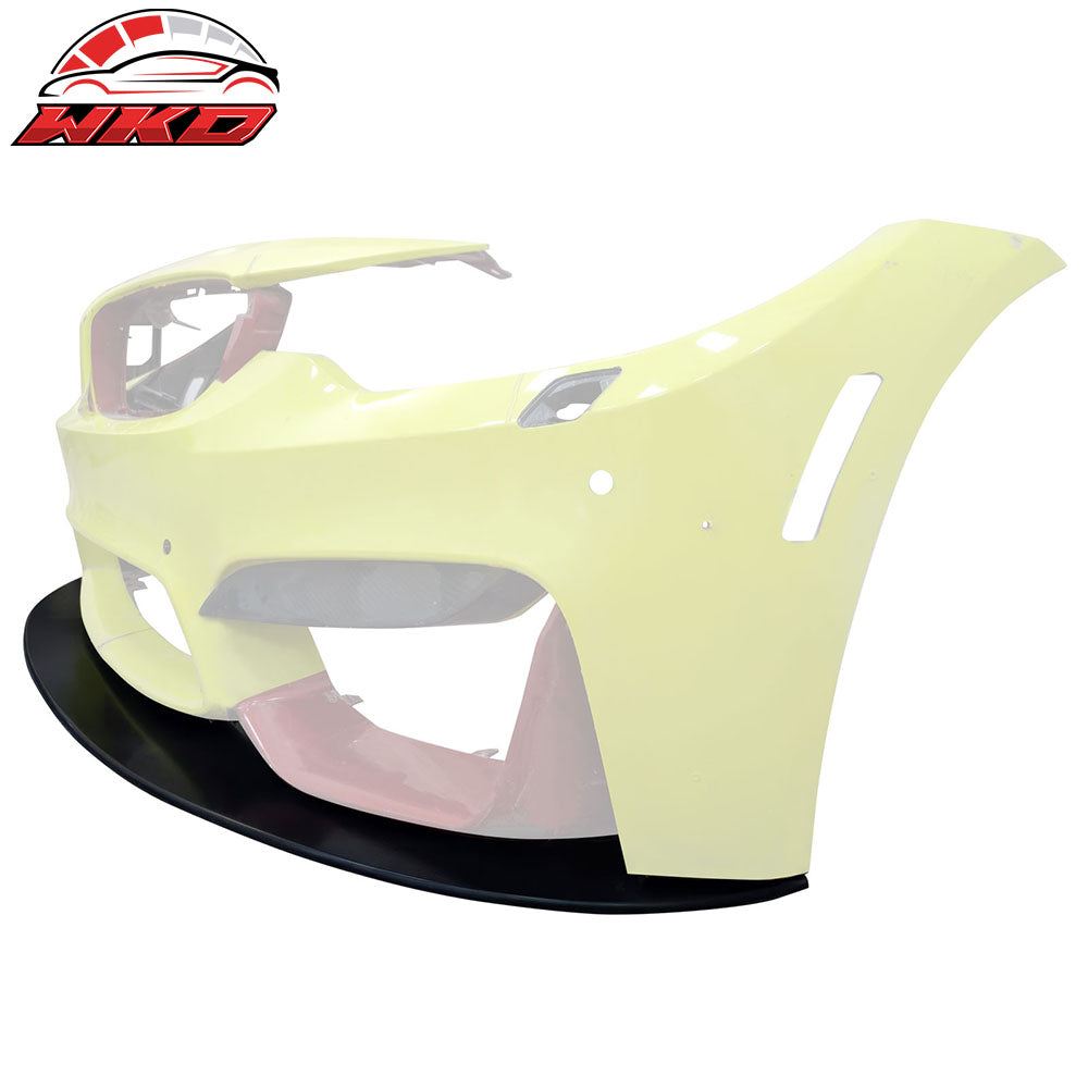 Fits 15-20 BMW F80 M3 F82 M4 Front Bumper Bottom Lip Splitter Unpainted PU
