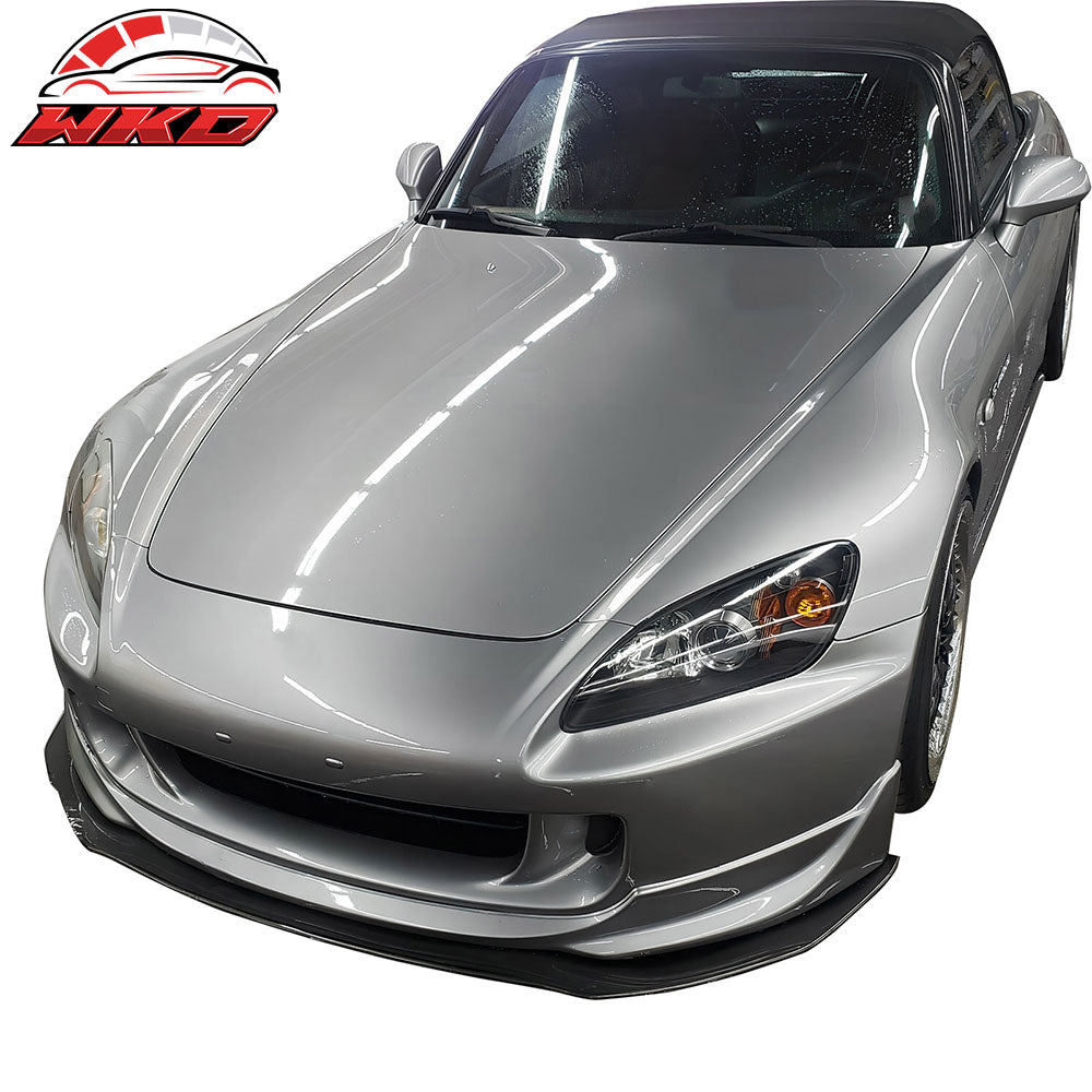 Fits 04-09 Honda S2000 AP2 PU Front Bumper Lip Under Guard Spoiler Unpainted