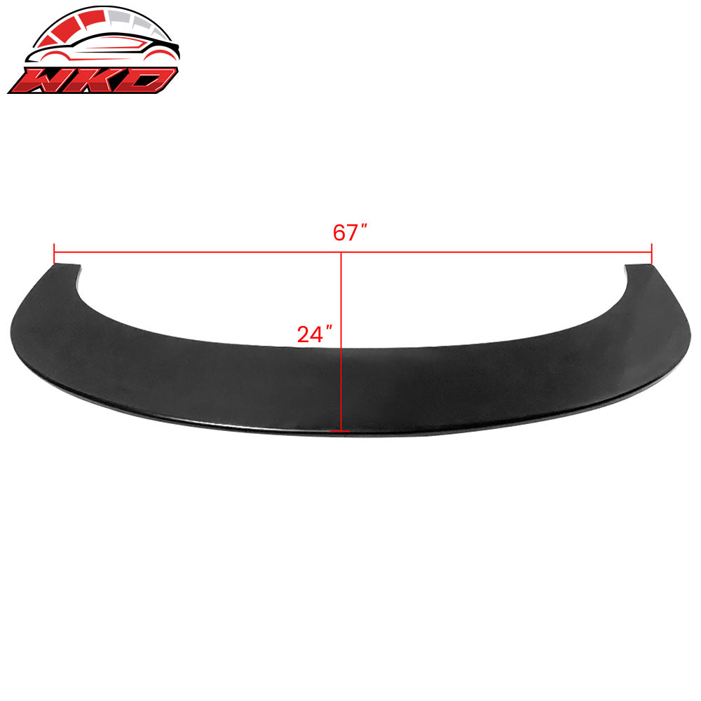 Fits Universal Car 67" x 24" Front Bumper Lip Bottom Spoiler Splitter - PU