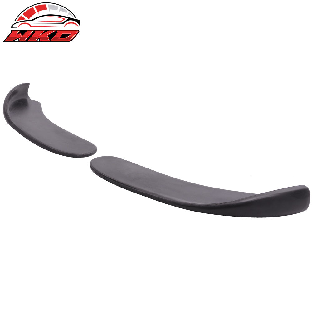 2PC Type 4 Quick Lip Universal Front Bumper Lip Chin Spoiler Splitter 18X6.5" PU | Wholesale