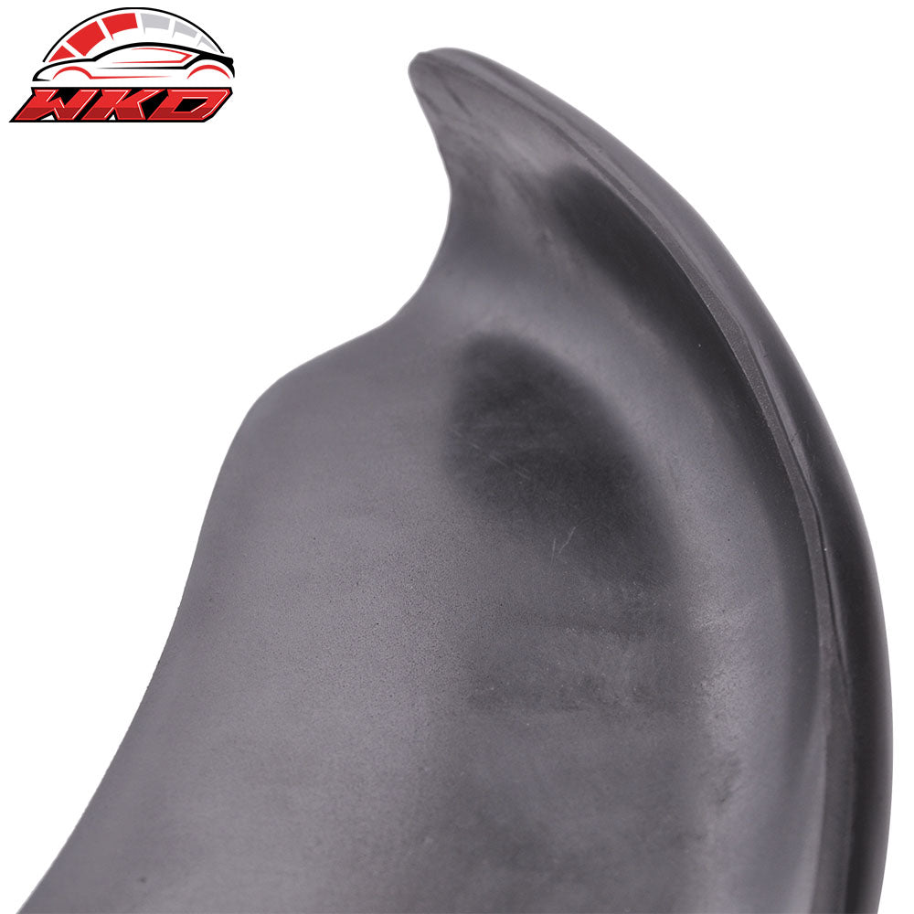 2PC Type 4 Quick Lip Universal Front Bumper Lip Chin Spoiler Splitter 18X6.5" PU