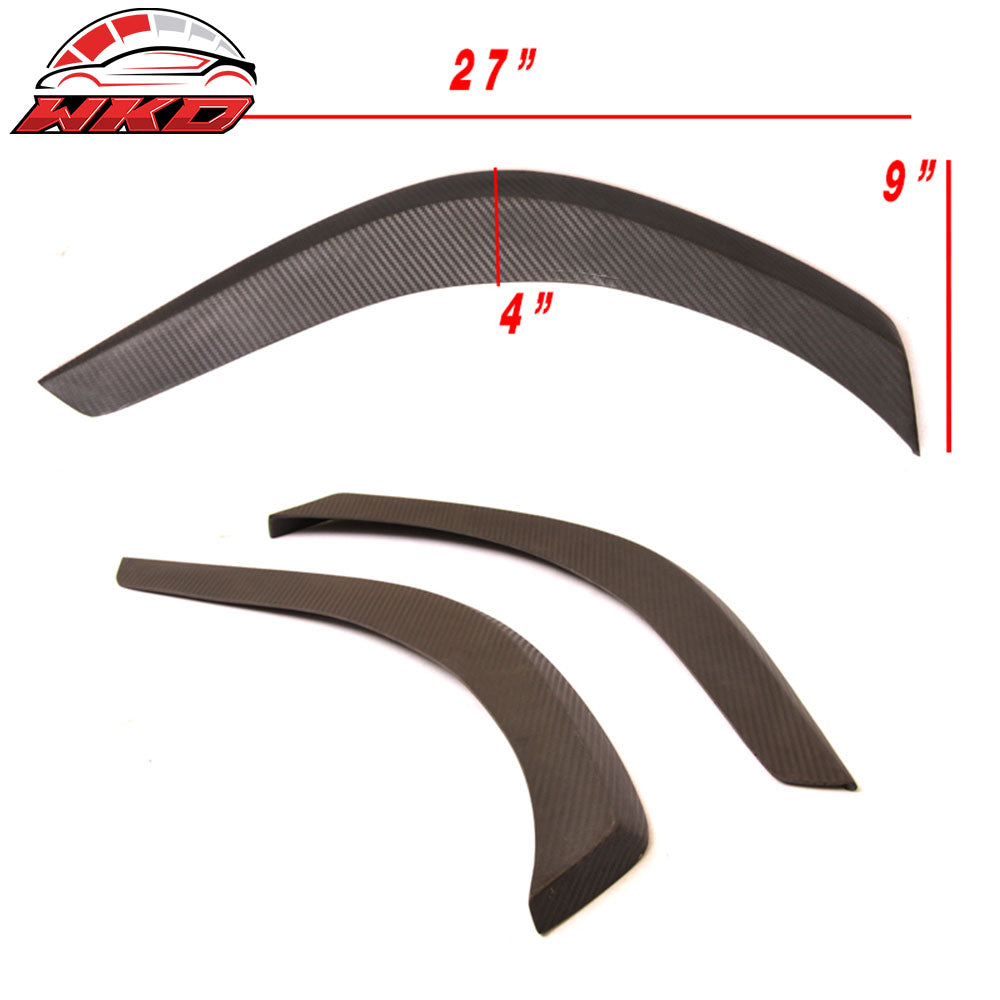 27x9 Ikon Style Universal Front Or Rear Bumper Lip Splitter Add On 2 PC