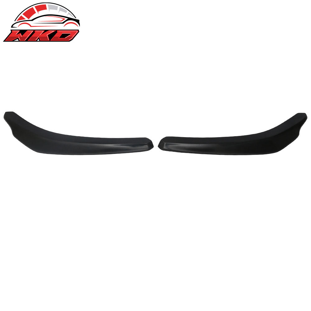 24x4 Inch IKON Style 2PC Front Bumper Lip Side Corner Splitter Spoiler | Wholesale