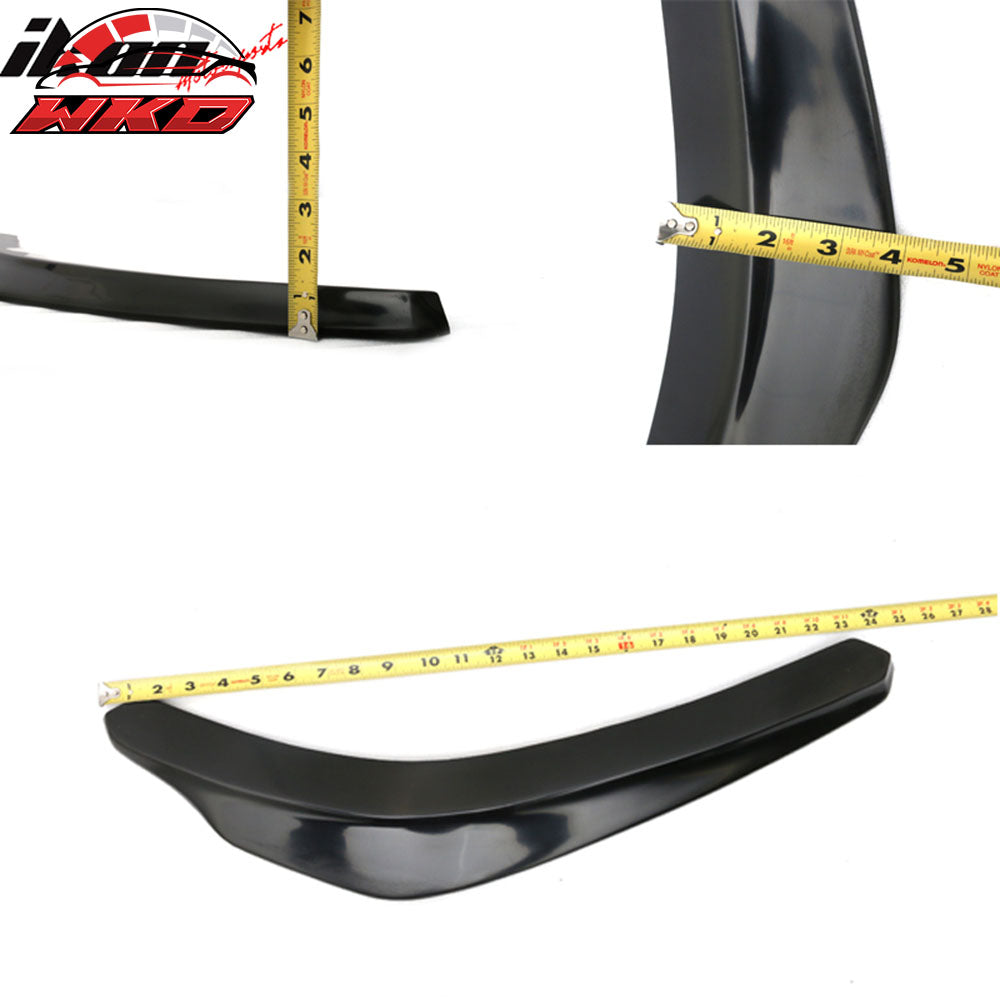 Fits 16-18 Honda Civic 2PCS Front Bumper Lip Spoiler Chin Splitters Unpainted PP