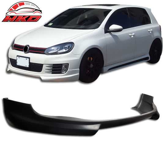 Wholesale 10-14 Volkswagen VW Golf 6 & GTI RG Style Unpainted Front Bumper Lip Kit PU