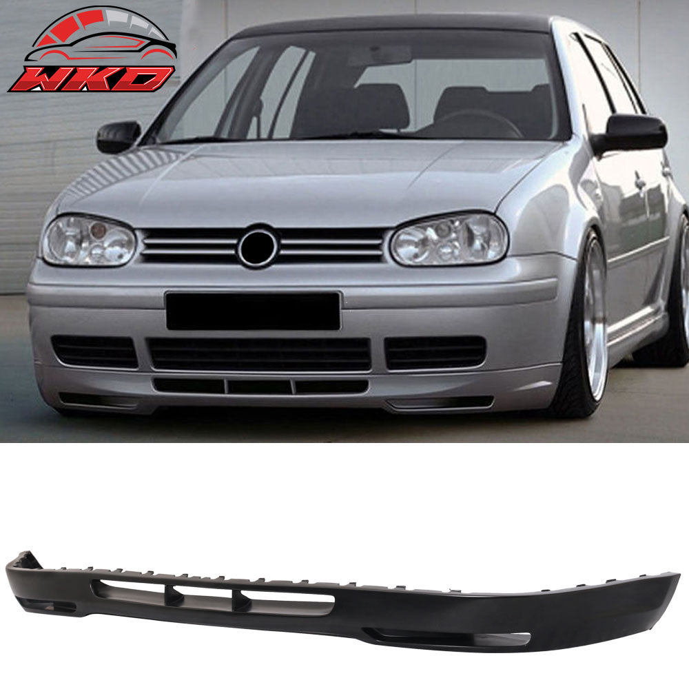 Fits 99-04 Volkswagen Golf MK4 GLI Style Front Bumper Lip Spoiler Unpainted PU