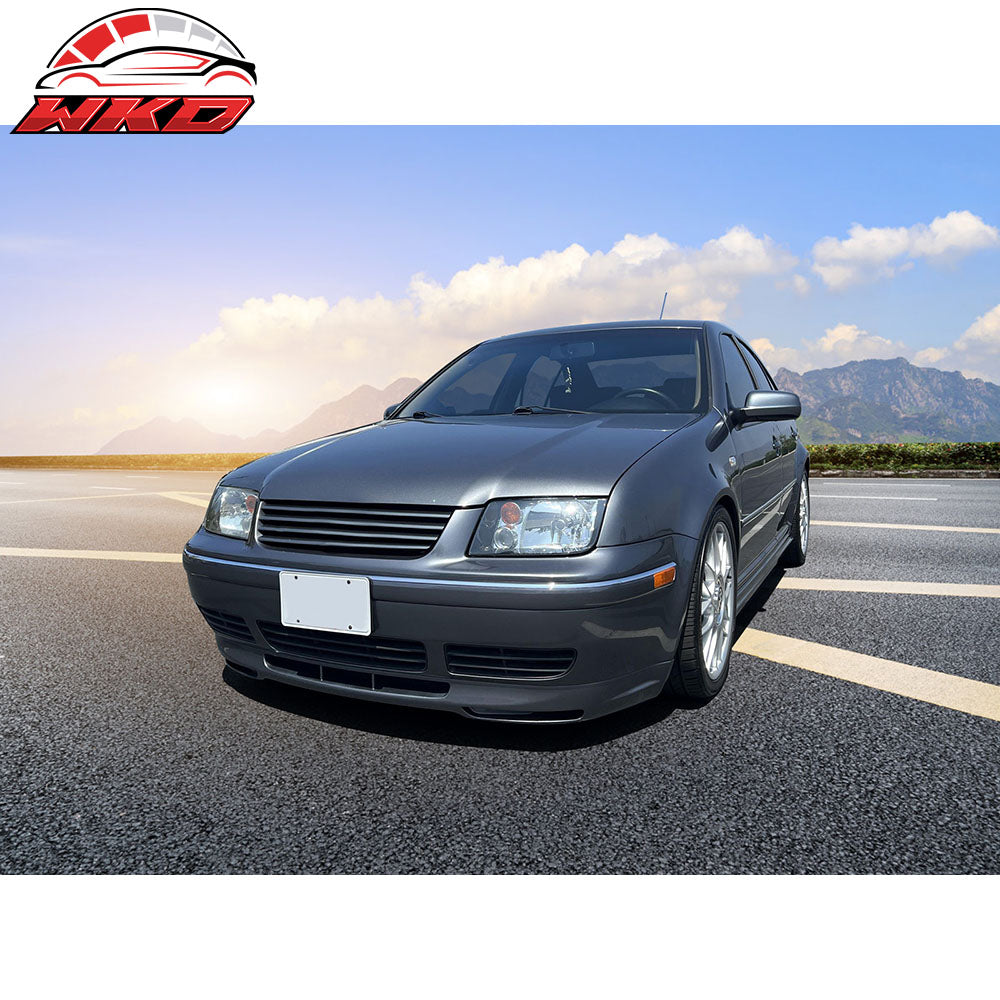 Fits 99-05 Volkswagen Jetta MK4 GLI Style Front Bumper Lip Spoiler Unpainted PU