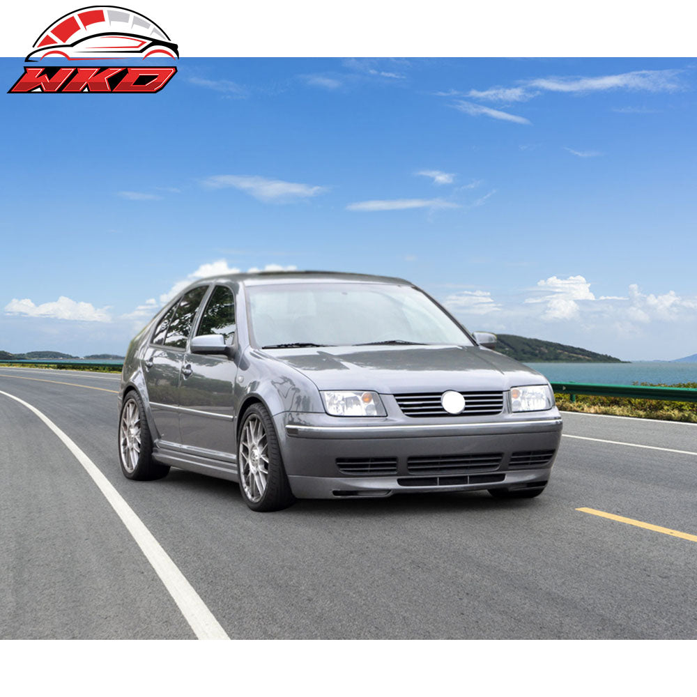 Fits 99-05 Volkswagen Jetta MK4 GLI Style Front Bumper Lip Spoiler Unpainted PU