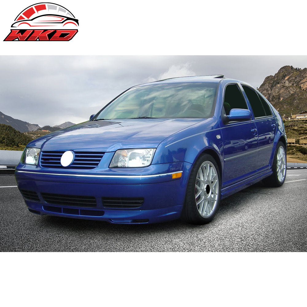 Fits 99-05 Volkswagen Jetta MK4 GLI Style Front Bumper Lip Spoiler Unpainted PU