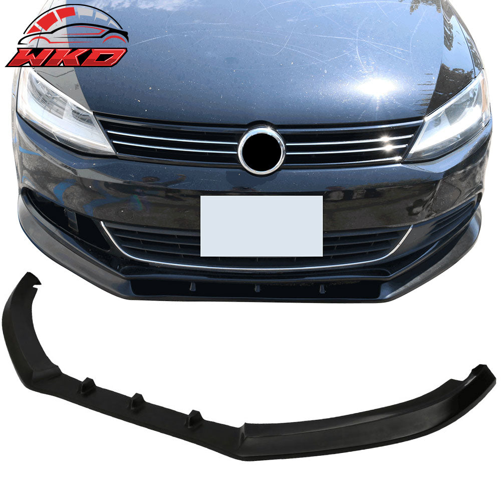 Fit 11-14 Volkswagen VW Jetta 6 VI MK6 IKON V3 Style Front Bumper Lip Spoiler PU