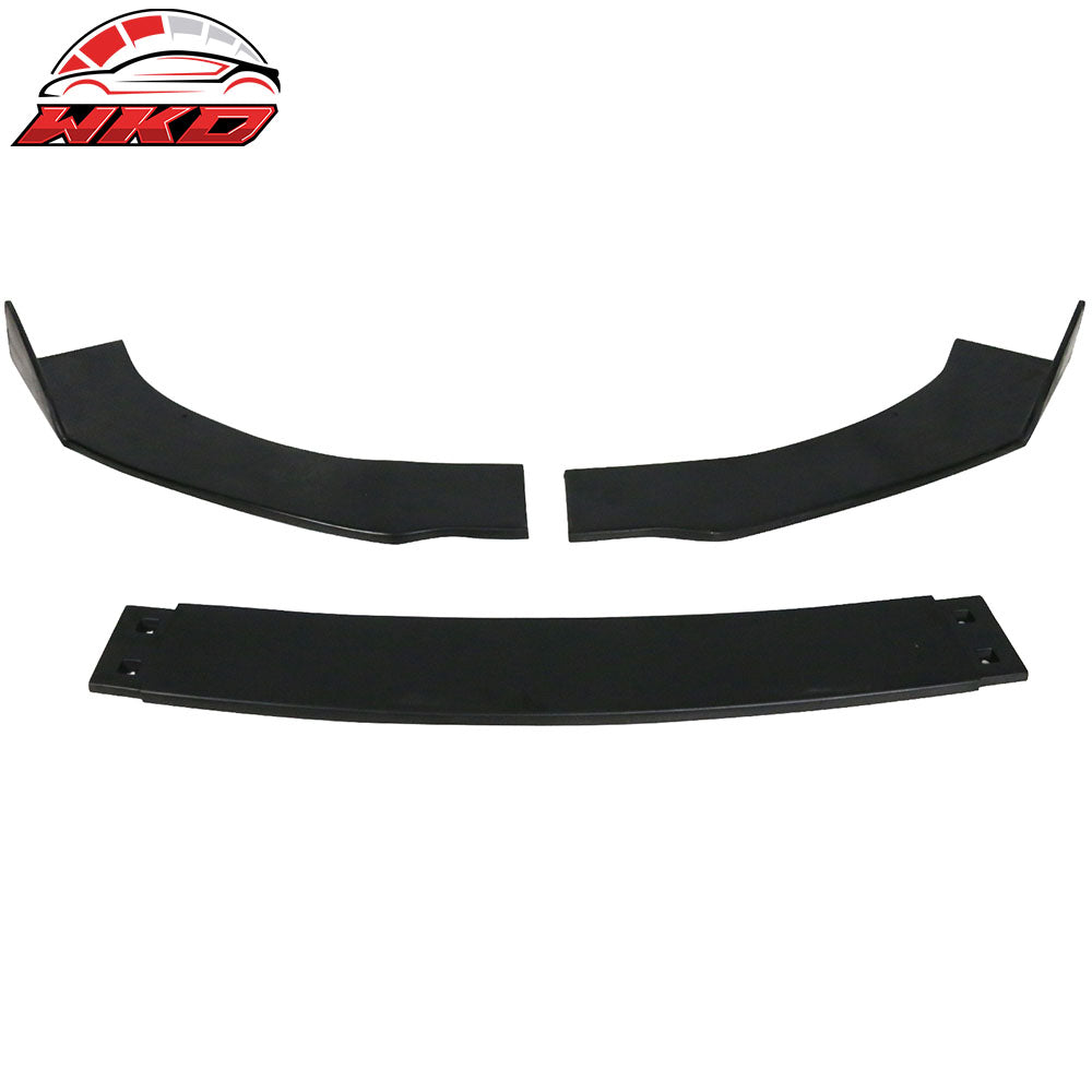 Fits 13-16 Hyundai Genesis Coupe 2DR PU IKON Style 3PCS Front Bumper Lip Spoiler