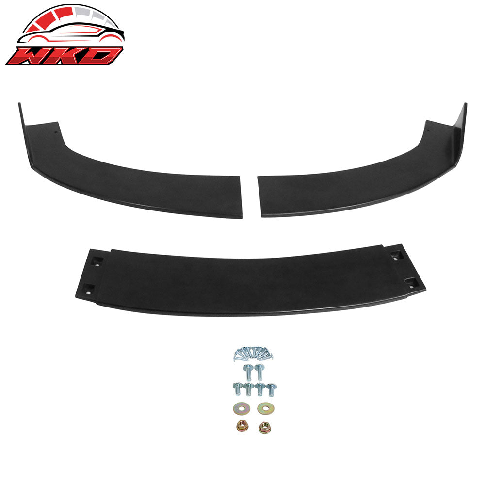 Fits 10-13 Infiniti G37 & 11-12 G25 Sedan IKON Front Bumper Lip Spoiler PU 3PCS