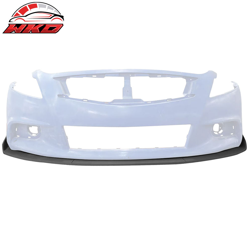 Fits 10-13 Infiniti G37 & 11-12 G25 Sedan IKON Front Bumper Lip Spoiler PU 3PCS