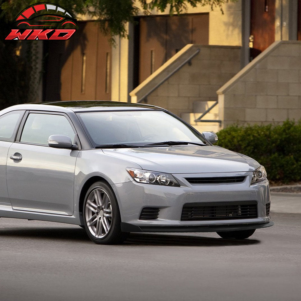 Fits 11-13 Scion tC Front Bumper Lip Spoiler Chin Splitter Unpainted PU 3PC