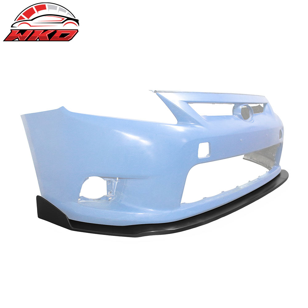 Fits 11-13 Scion tC Front Bumper Lip Spoiler Chin Splitter Unpainted PU 3PC