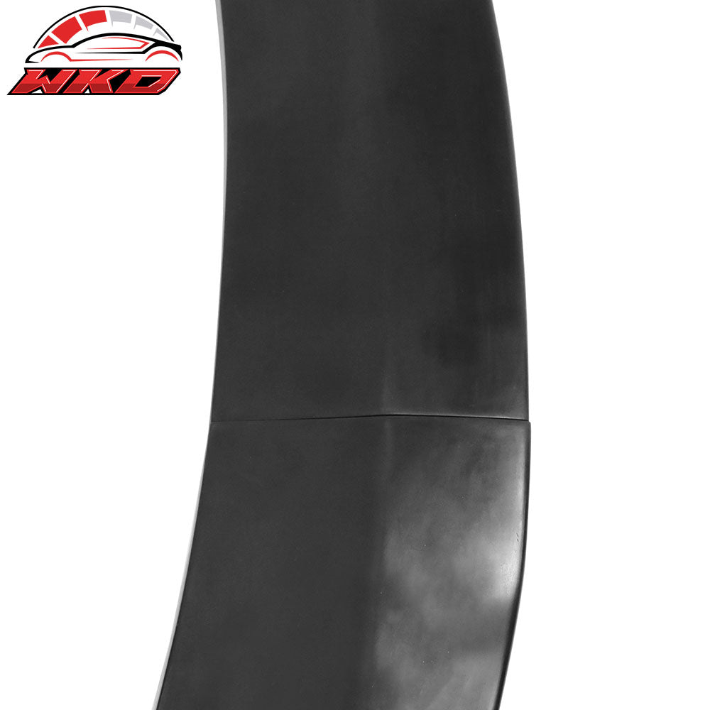 Fits 12-16 Tesla Model S Sedan IKON Style Front Bumper Lip Spoiler Unpainted 3PC