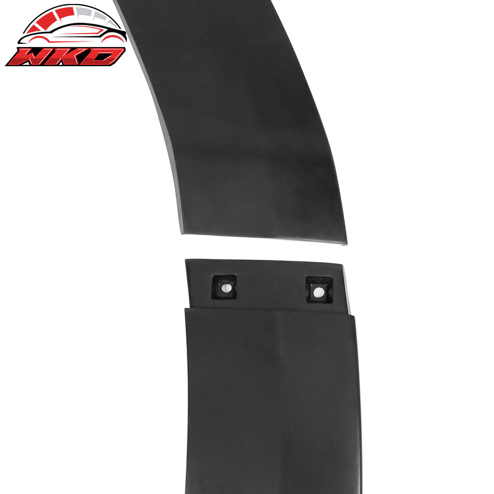 Fits 12-16 Tesla Model S Sedan IKON Style Front Bumper Lip Spoiler Unpainted 3PC
