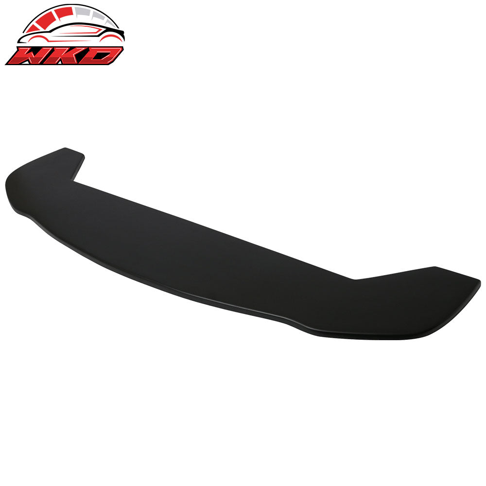 Fits Universal Type 4 Front Bumper Lip Spoiler Valance Guard Unpainted Black PP