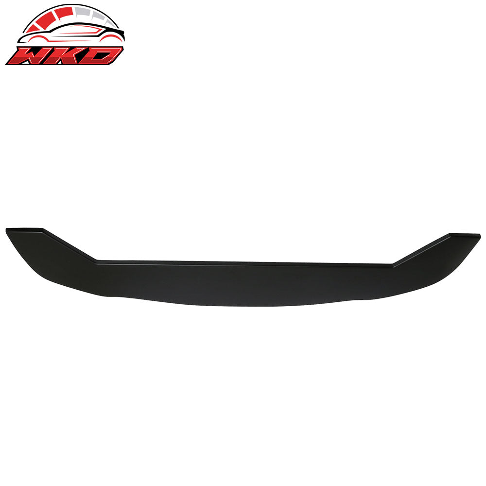 Fits Universal Type 4 Front Bumper Lip Spoiler Valance Guard Unpainted Black PP